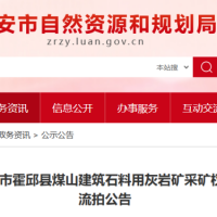起始價8億元！安徽一建筑石料用灰?guī)r礦無人報價流拍